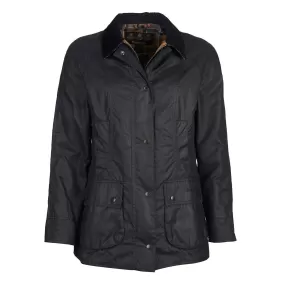 Giubbino Barbour Classic Beadnell Wax Blu Navy