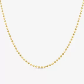 Gold Bead Necklace