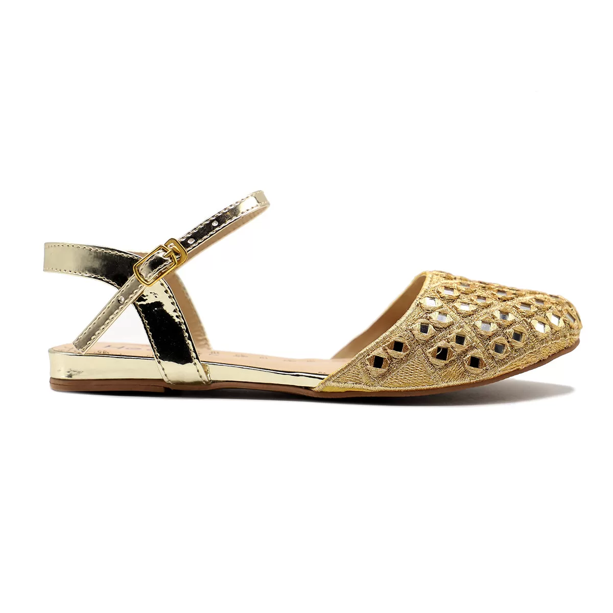 Golden Fancy Sling Back 094116