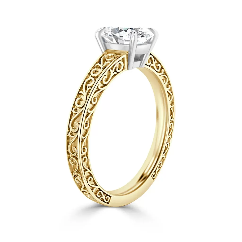 Grace - 18ct Yellow Gold - Oval