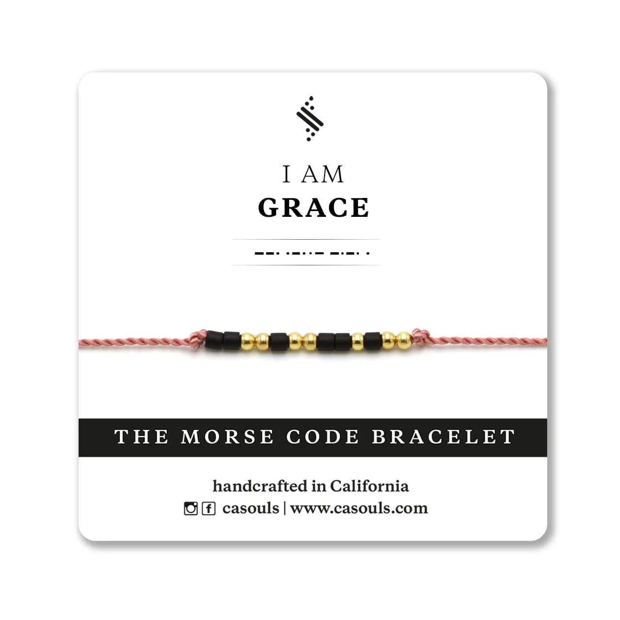 GRACE - MORSE CODE BRACELET