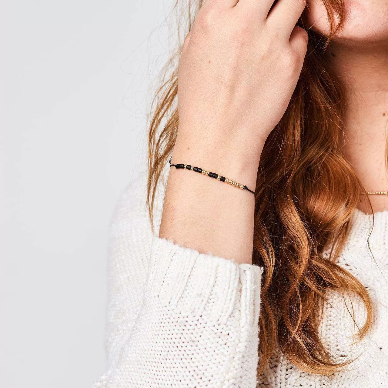 GRACE - MORSE CODE BRACELET