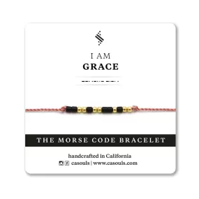 GRACE - MORSE CODE BRACELET