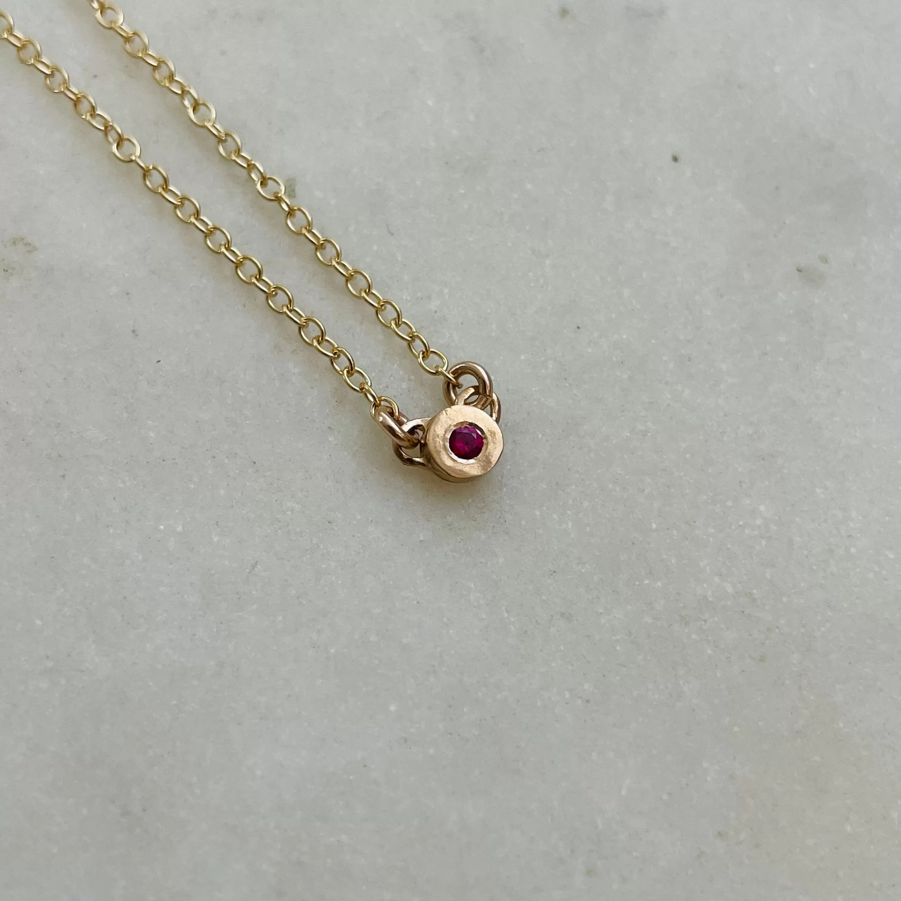 GRACE NECKLACE   RUBY