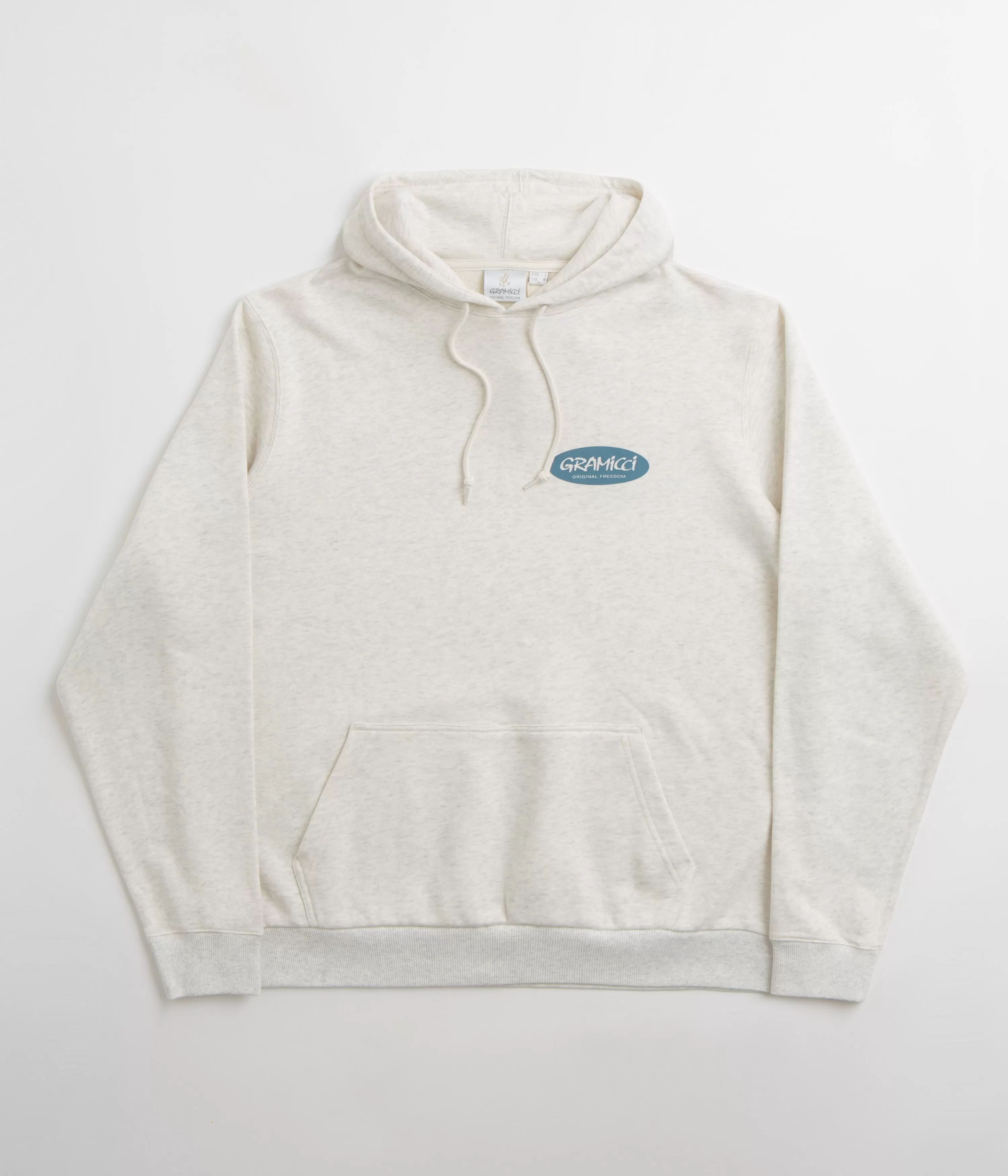 Gramicci Original Freedom Oval Hoodie - Ash Heather