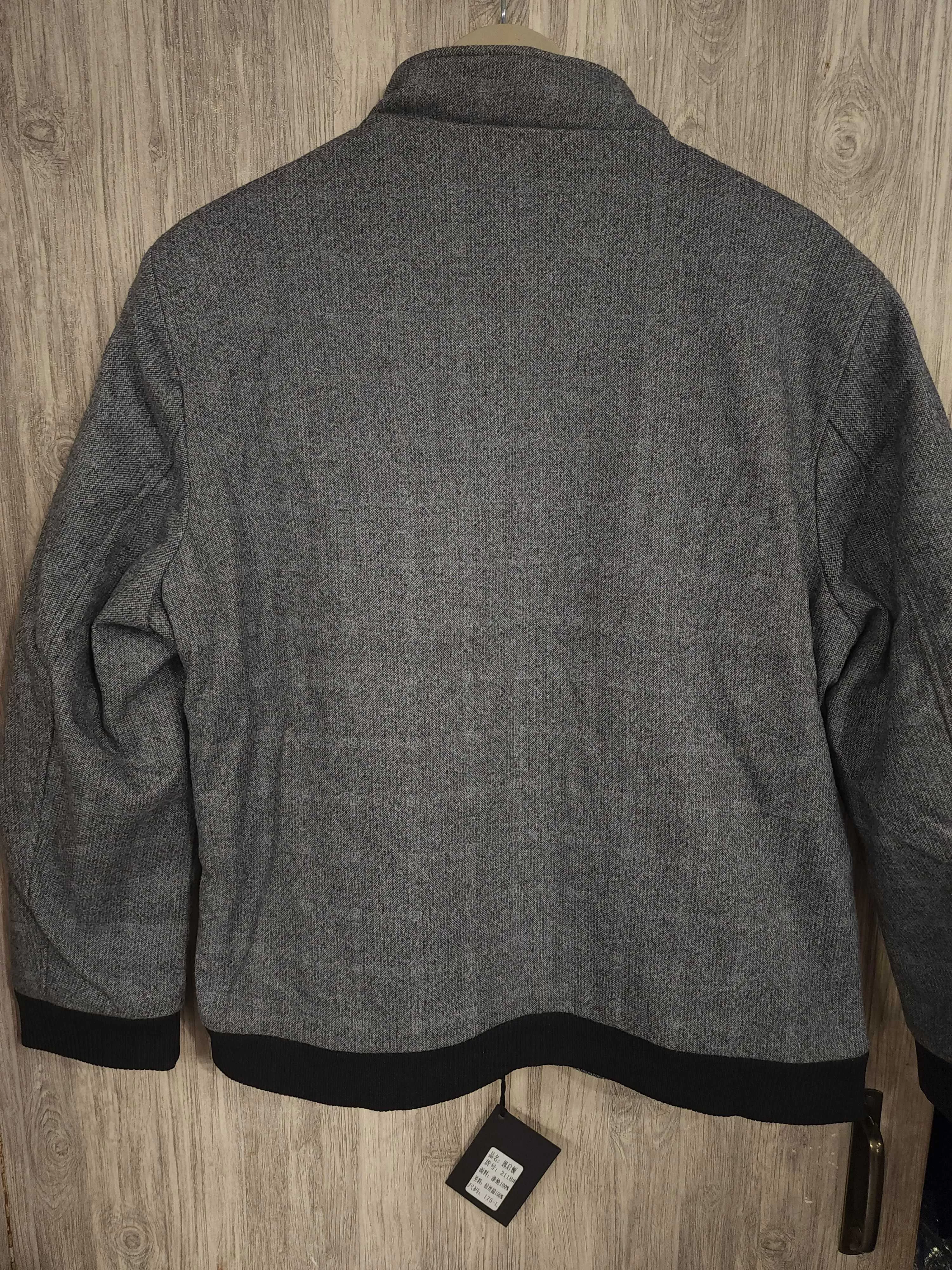 Grey Men Woolen Jacket