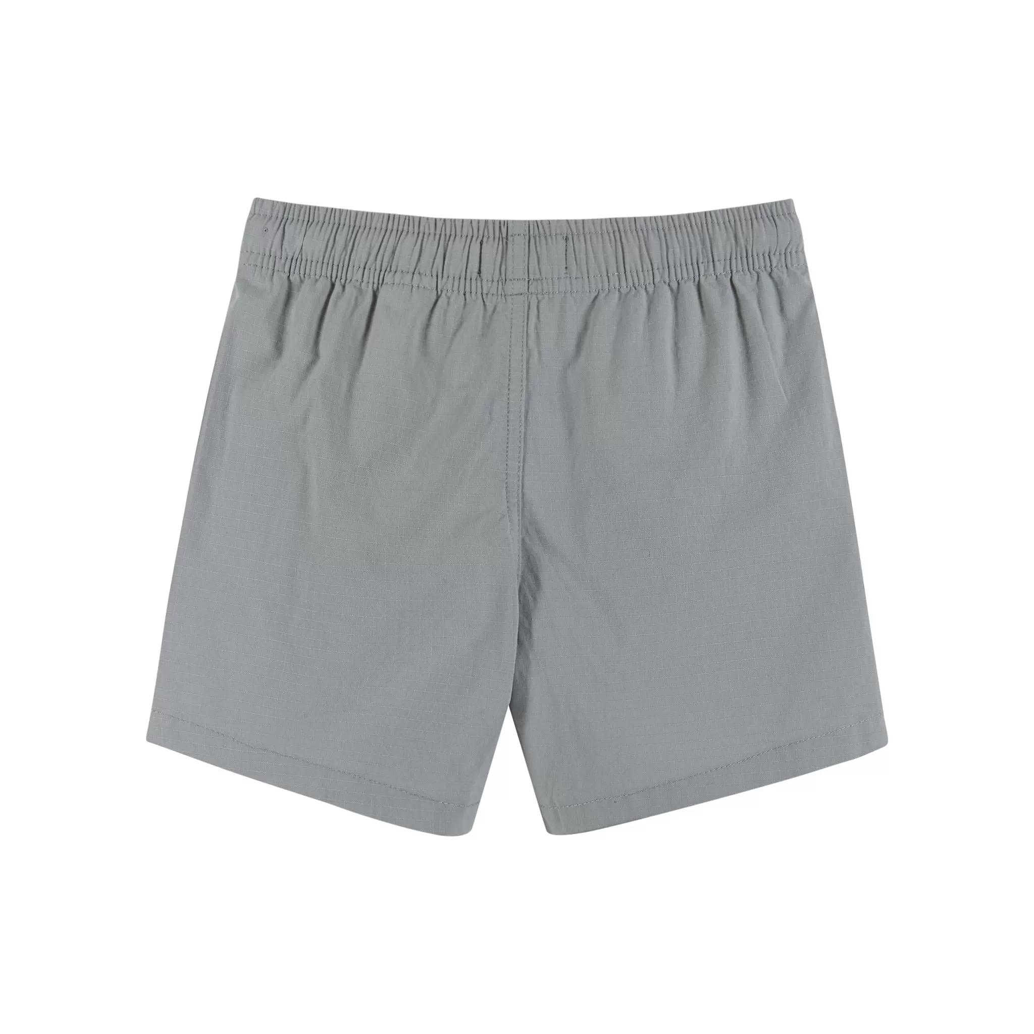 Grey Ripstop Drawstring Shorts