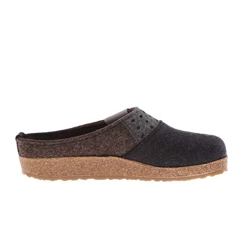 Haflinger Freedom Clog (Unisex) - Charcoal