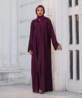 Hand Embellished Abaya Set