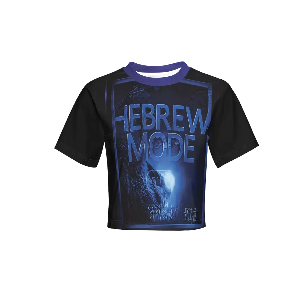 Hebrew Mode - On 01-06 Designer Cropped T-shirt