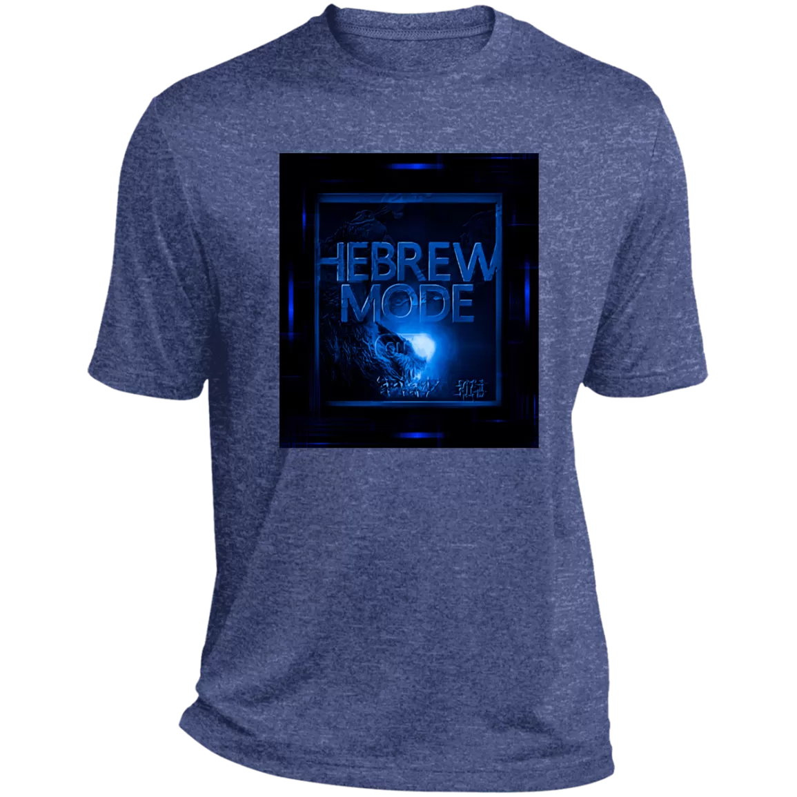 Hebrew Mode - On 01-06 Men's Designer Heather Performance T-shirt (3 Colors)