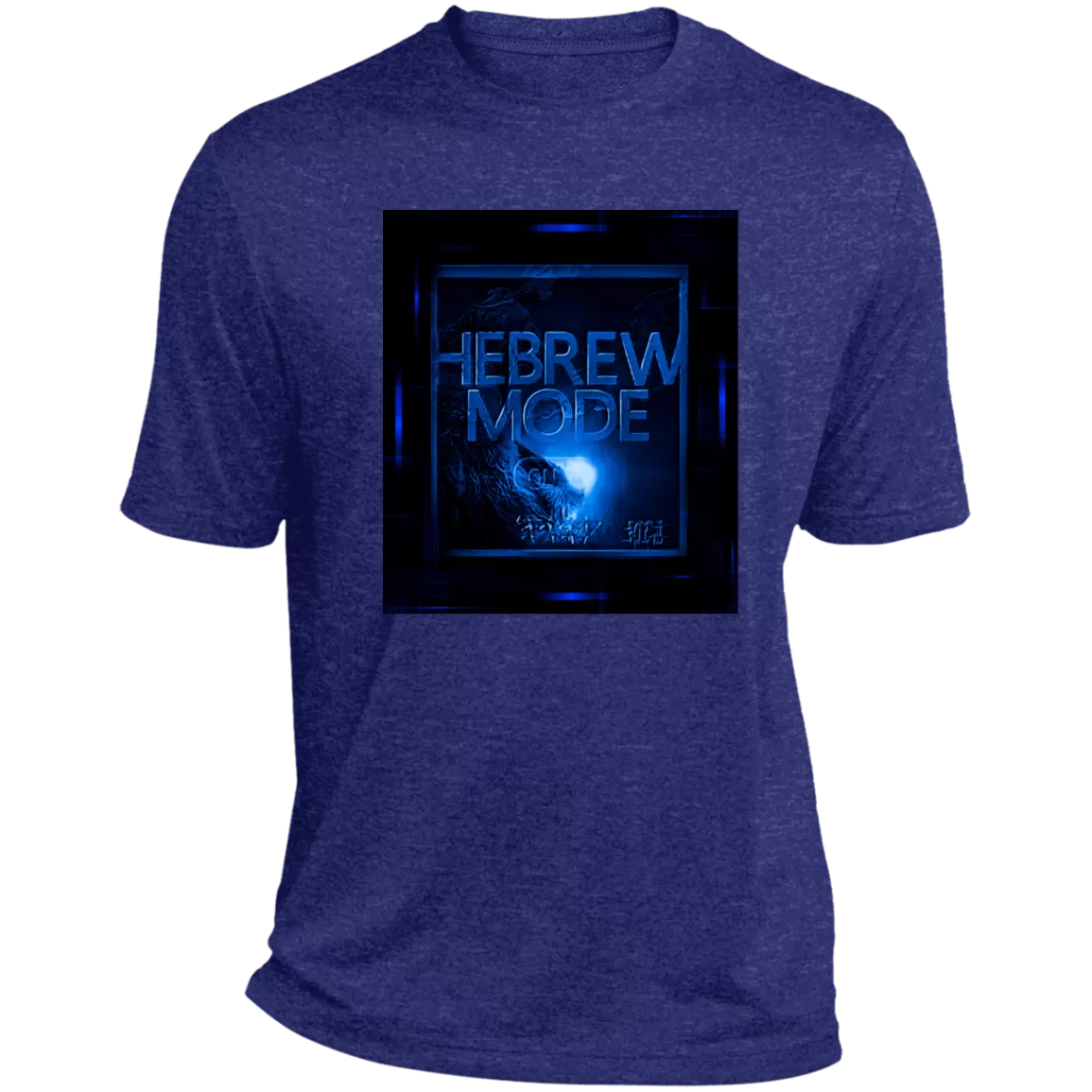 Hebrew Mode - On 01-06 Men's Designer Heather Performance T-shirt (3 Colors)