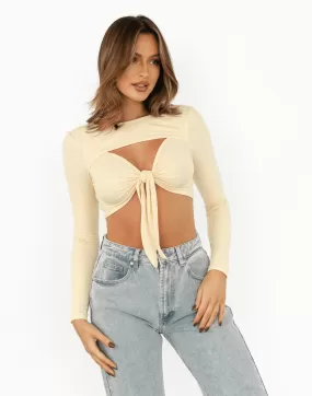 Huntah Crop Top (Lemon)