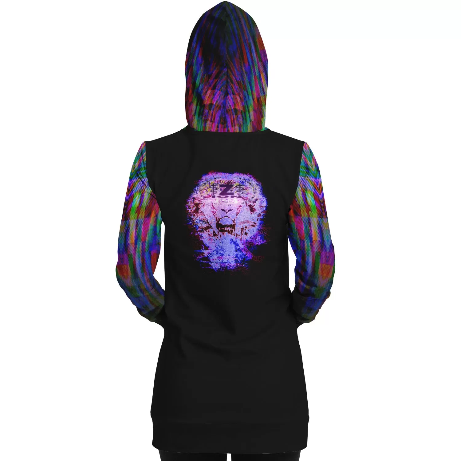 I AM HEBREW 01-01 Ladies Designer Fashion Longline Hoodie