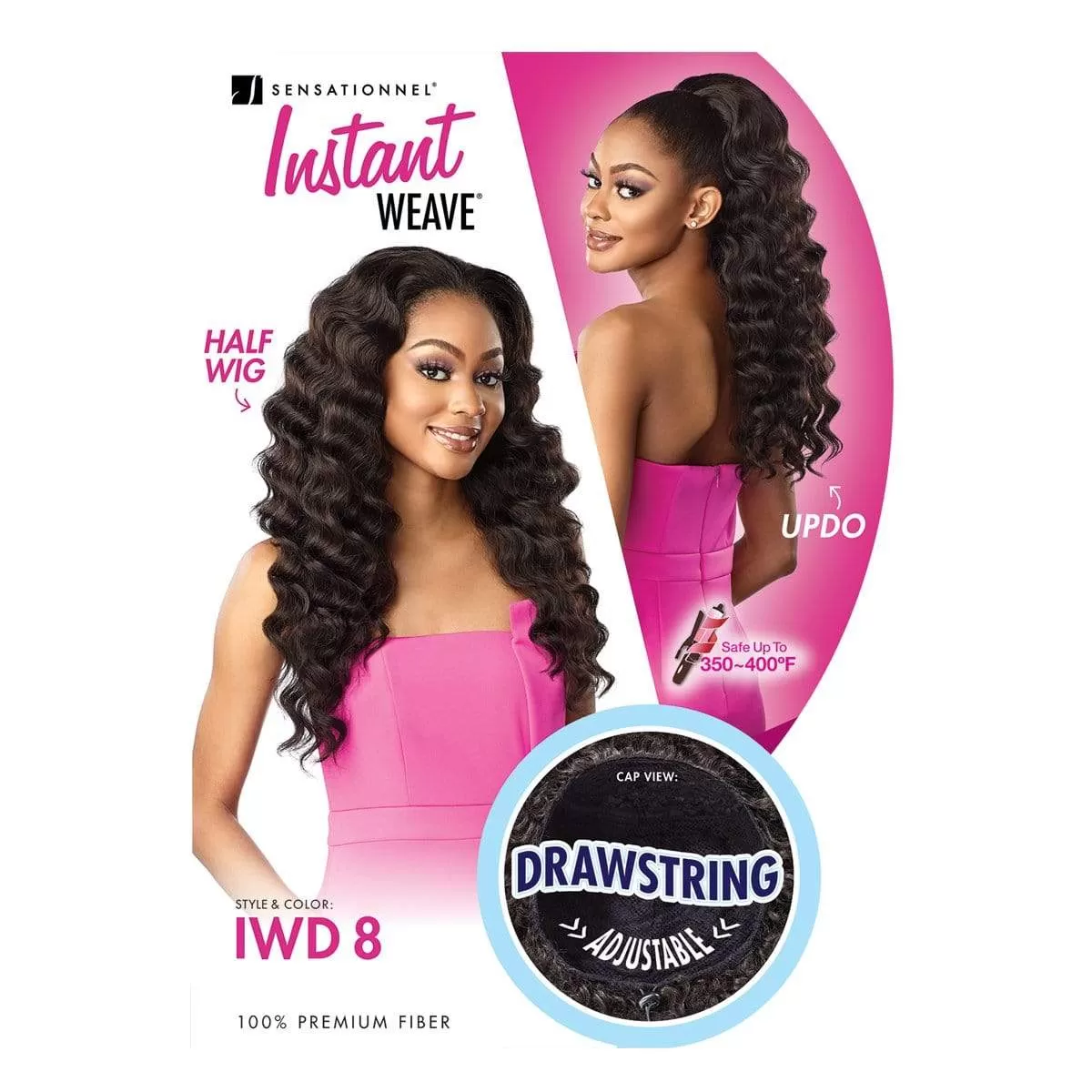 IWD 8 | Instant Weave Synthetic Half Wig