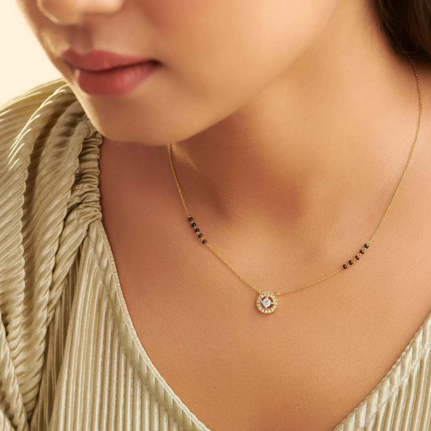 Jenima Solitaire Mangalsutra