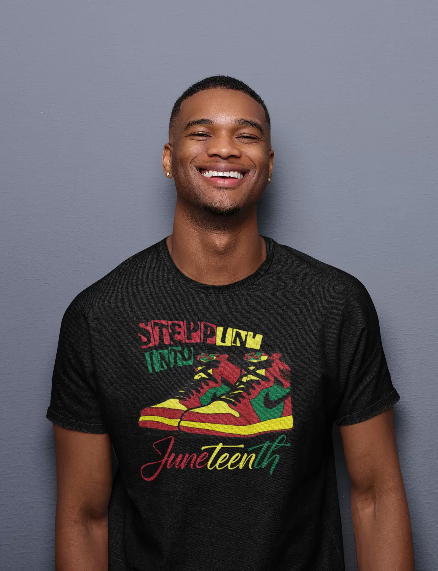 Juneteenth Shirt - Steppin Into Juneteenth - AF1 - J1