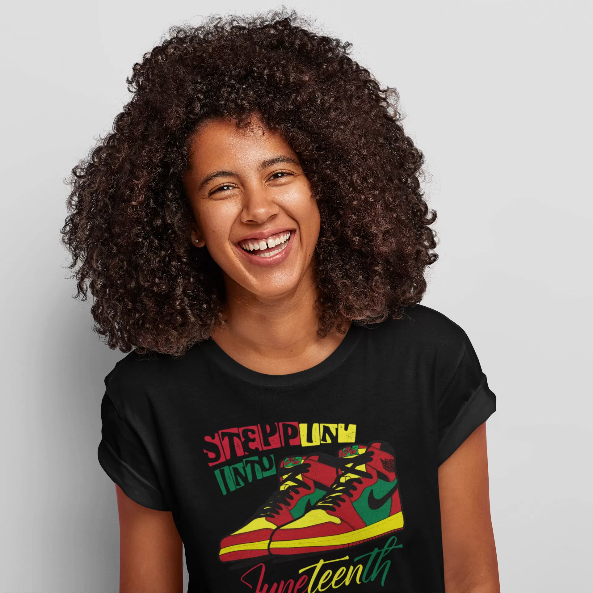 Juneteenth Shirt - Steppin Into Juneteenth - AF1 - J1