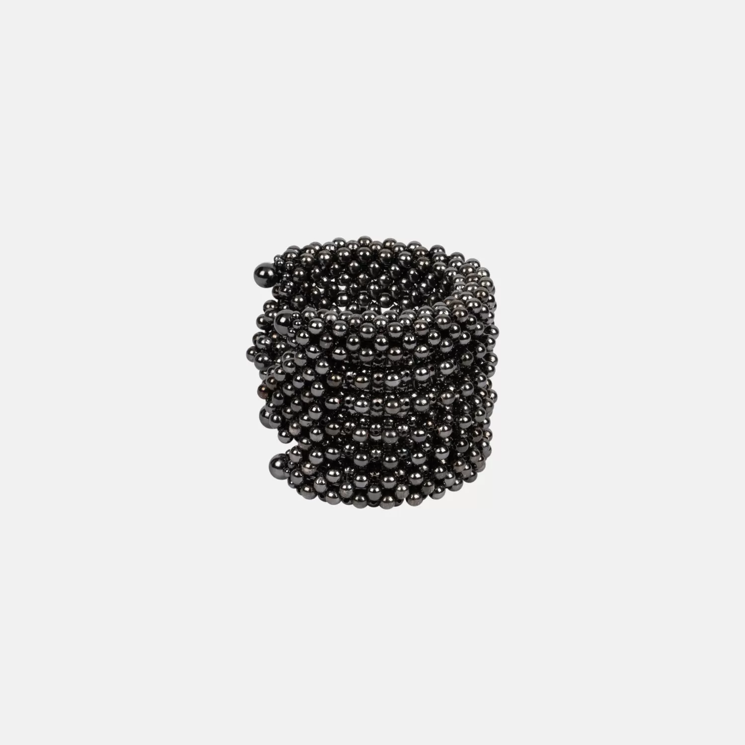 Khutulun Wide 4D Cuff in Jet Black