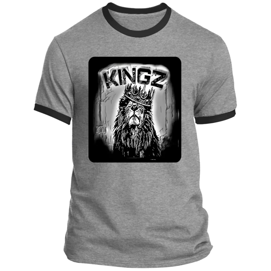 KINGZ 01-02 Men's Designer Ringer T-shirt (3 colors)