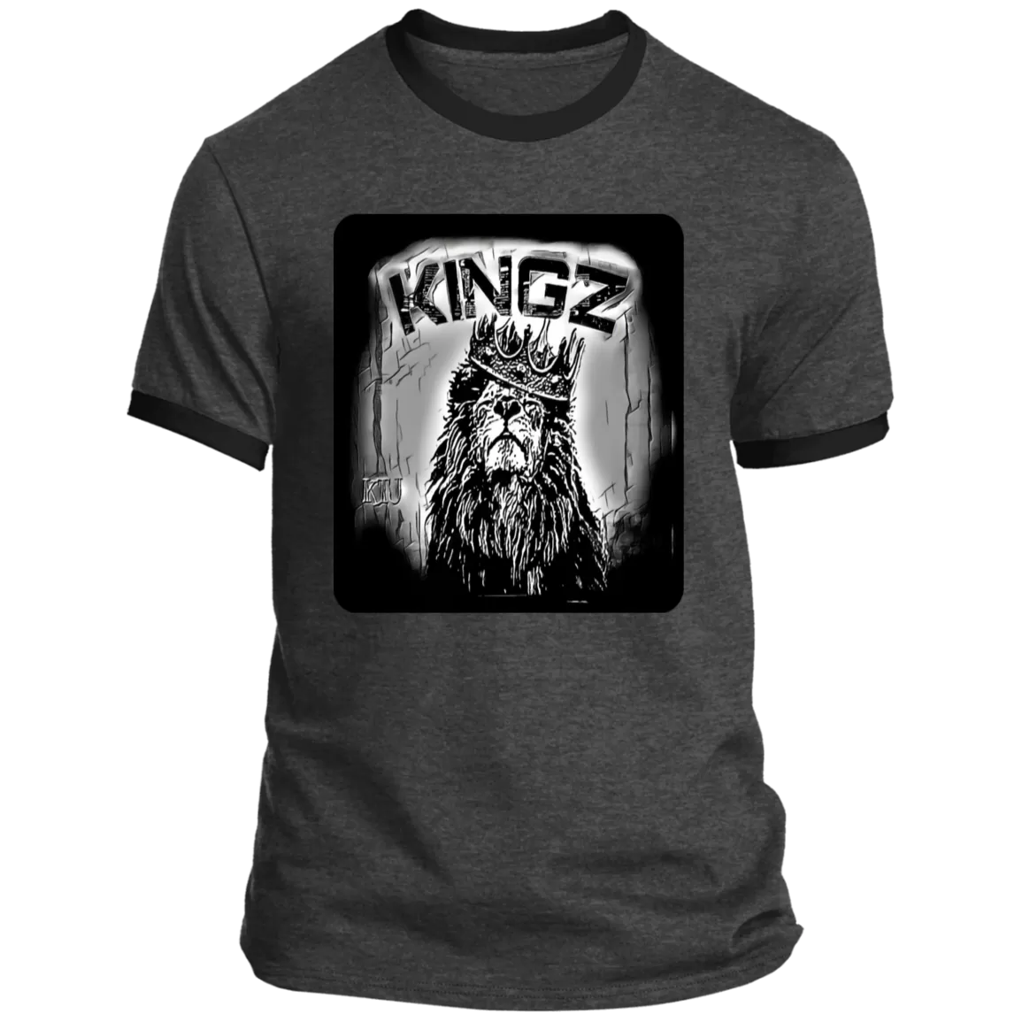 KINGZ 01-02 Men's Designer Ringer T-shirt (3 colors)