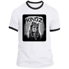 KINGZ 01-02 Men's Designer Ringer T-shirt (3 colors)