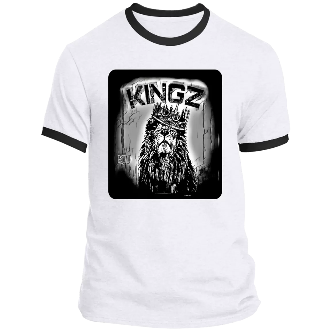 KINGZ 01-02 Men's Designer Ringer T-shirt (3 colors)