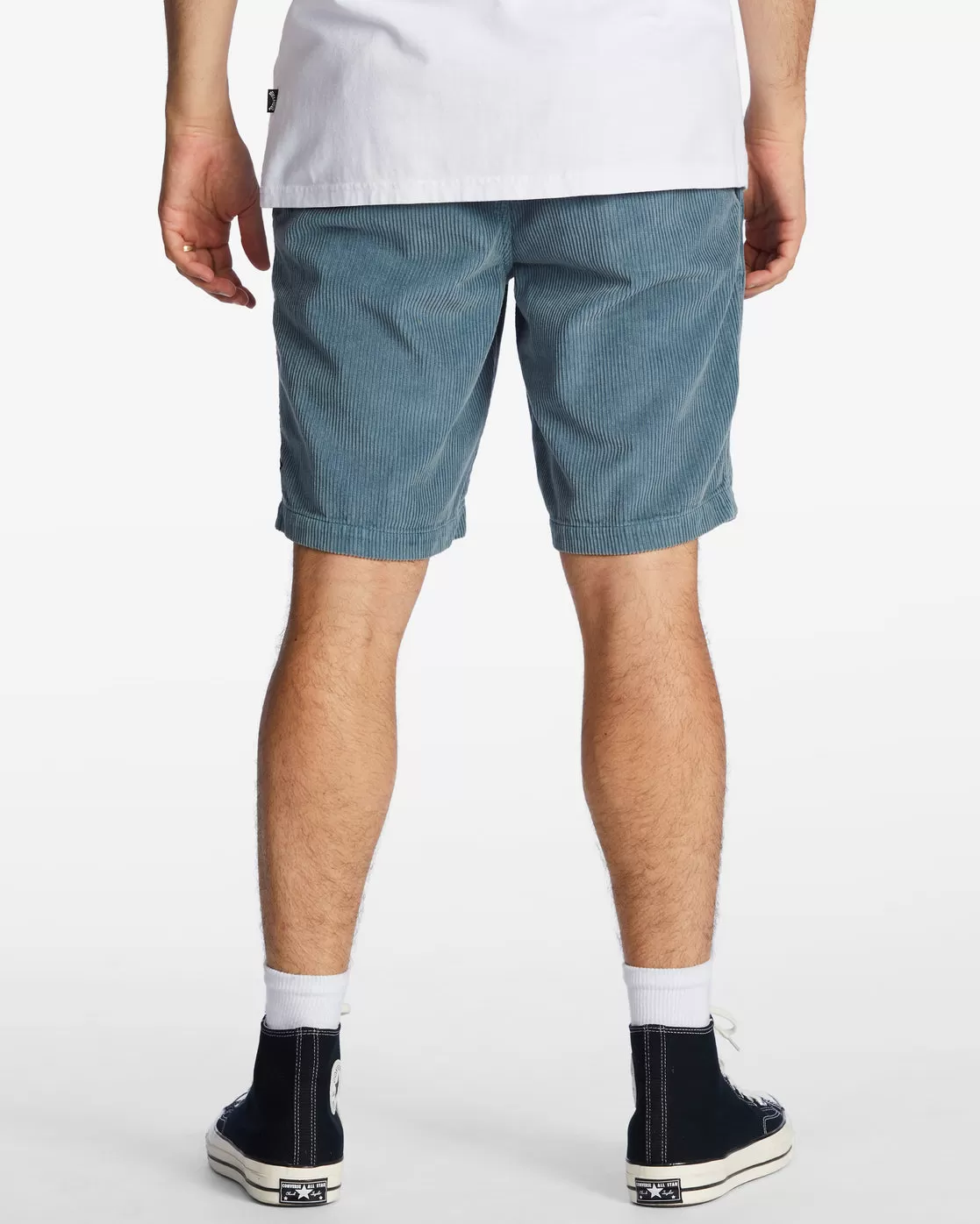 Larry Corduroy 20 Shorts - Smoke Blue