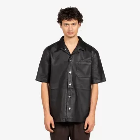 Leather Summer Shirt Black