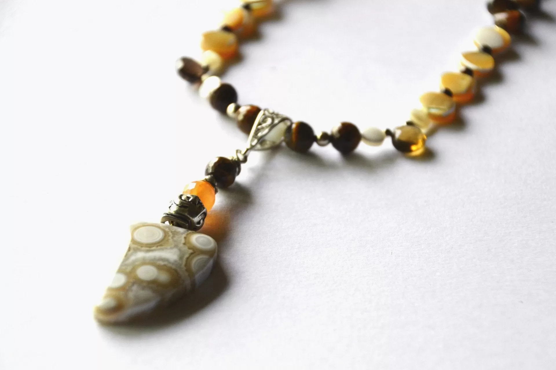 Magic Necklace with orbicular jasper