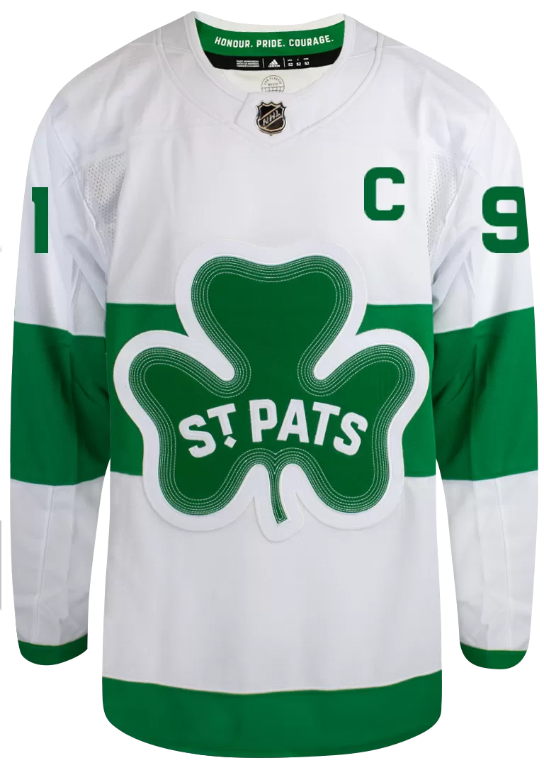 Maple Leafs Adidas Men's Authentic 2024 St Pats Jersey - TAVARES