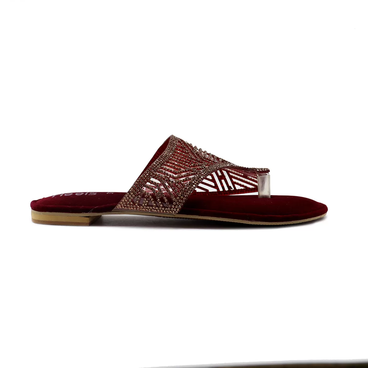 Maroon Fancy Chappal 010108