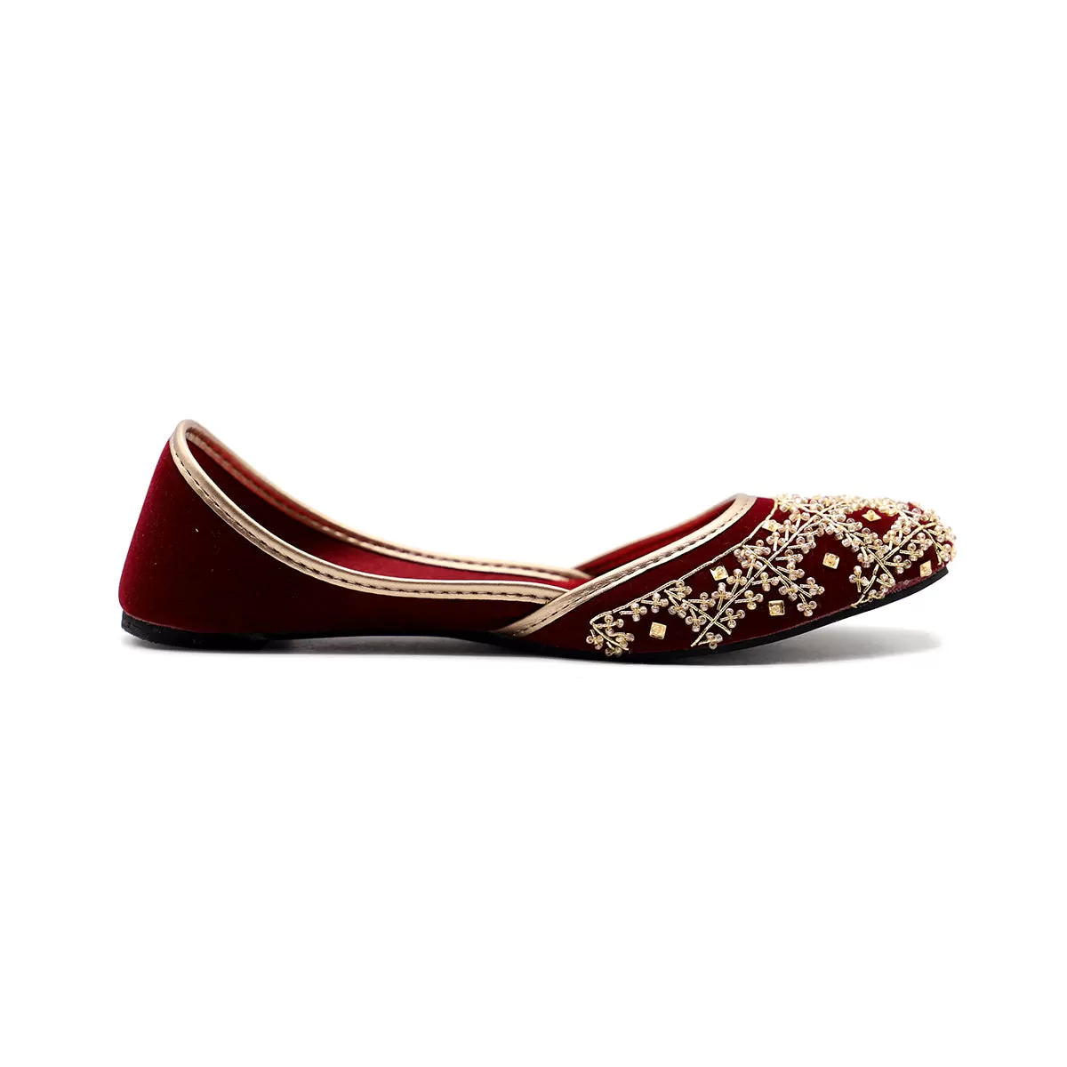 Maroon Fancy Khussa 094123