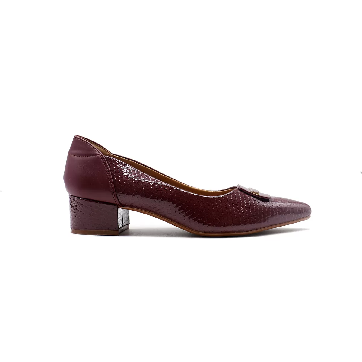 Maroon Formal Court Shoes 085466