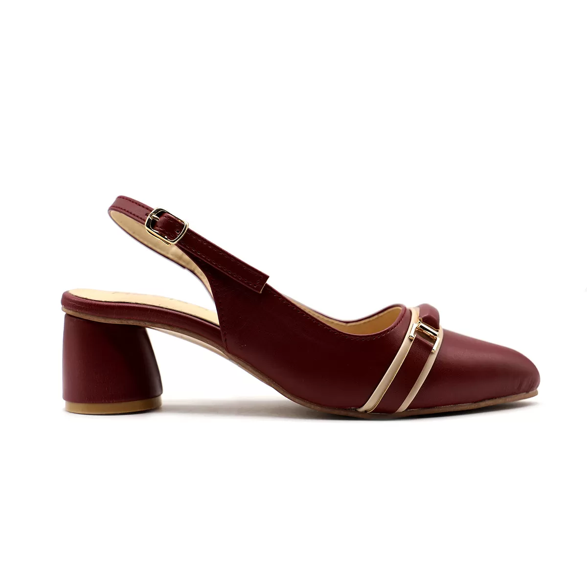 Maroon Formal Sling Back 085437