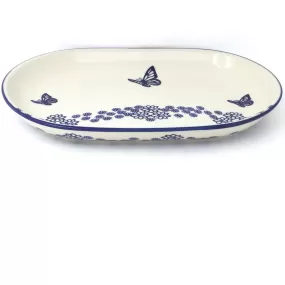 Md Oval Platter in Butterfly