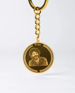 Medallion Keychain