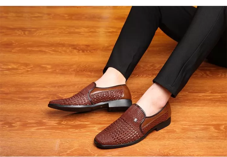 Men's Summer Leather Slip-on