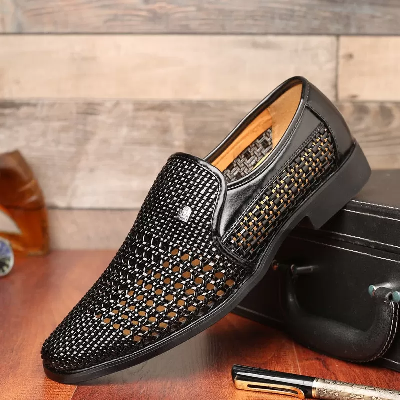 Men's Summer Leather Slip-on