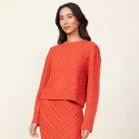 Merino Wool Cable Knit Sweater