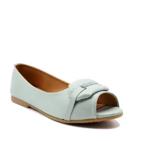 Mint Green Casual Peep Toe 080087