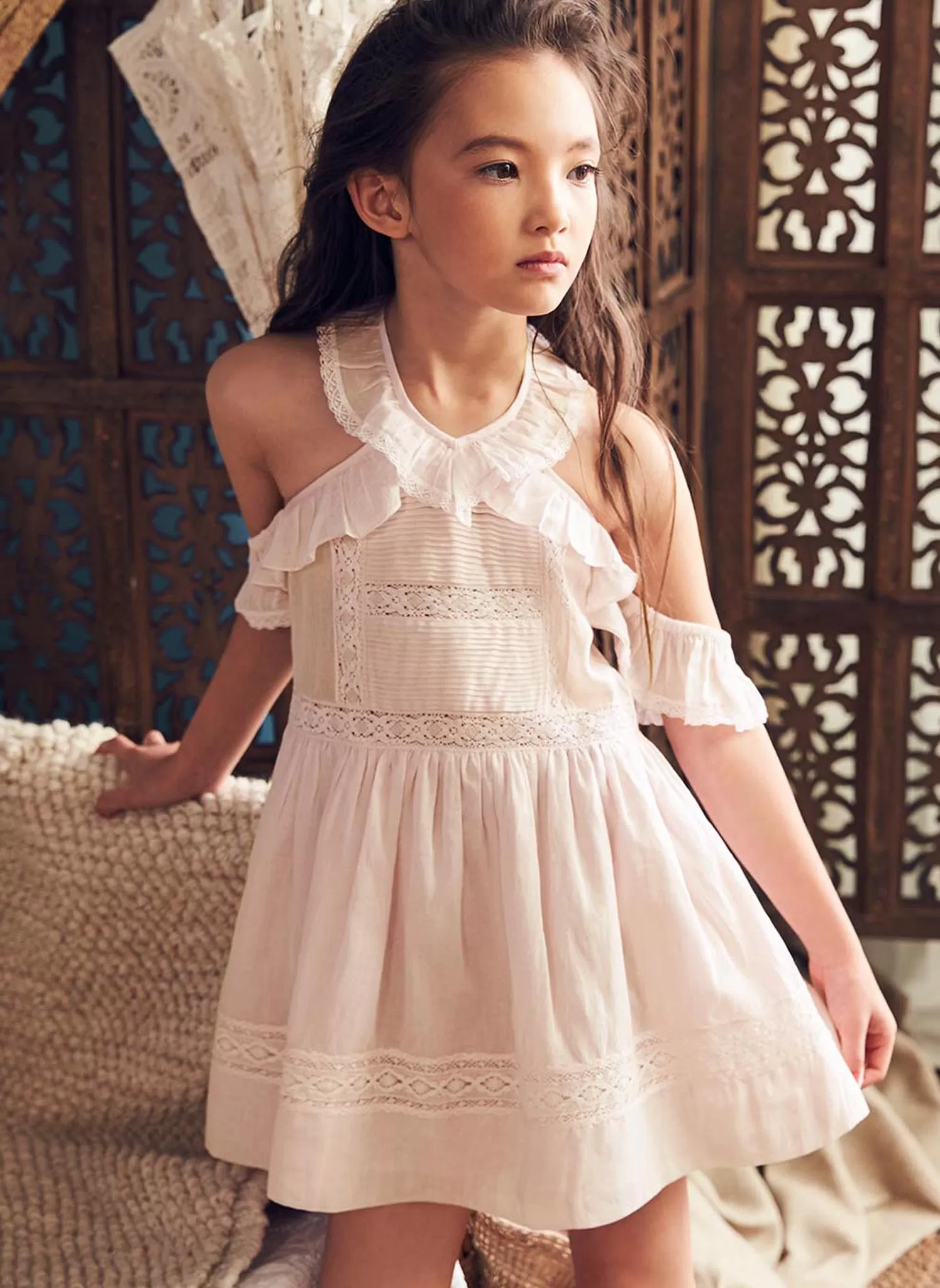 Nellystella Lexi Dress in Petal Pink