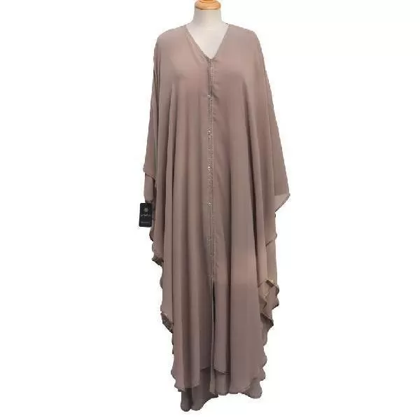 New Arrival Abaya | Jilbab Kaftaan Front Open Chiffon Abaya