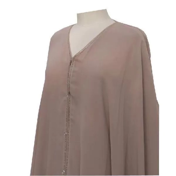 New Arrival Abaya | Jilbab Kaftaan Front Open Chiffon Abaya