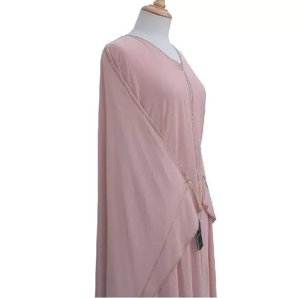 New Arrival Abaya | Jilbab Kaftaan Front Open Chiffon Abaya