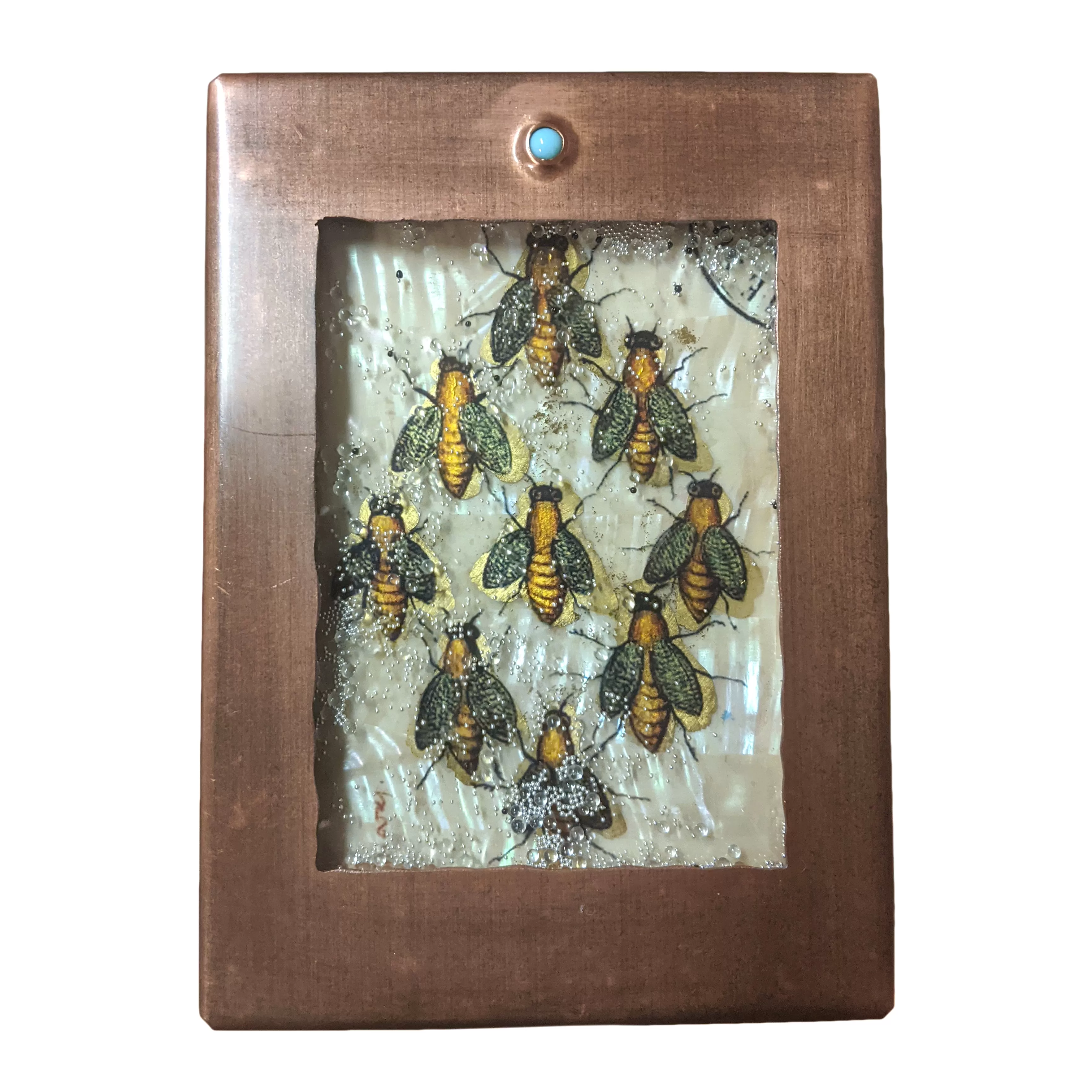 NEW! Bee Medium Reliquary Box by Grace Gunning