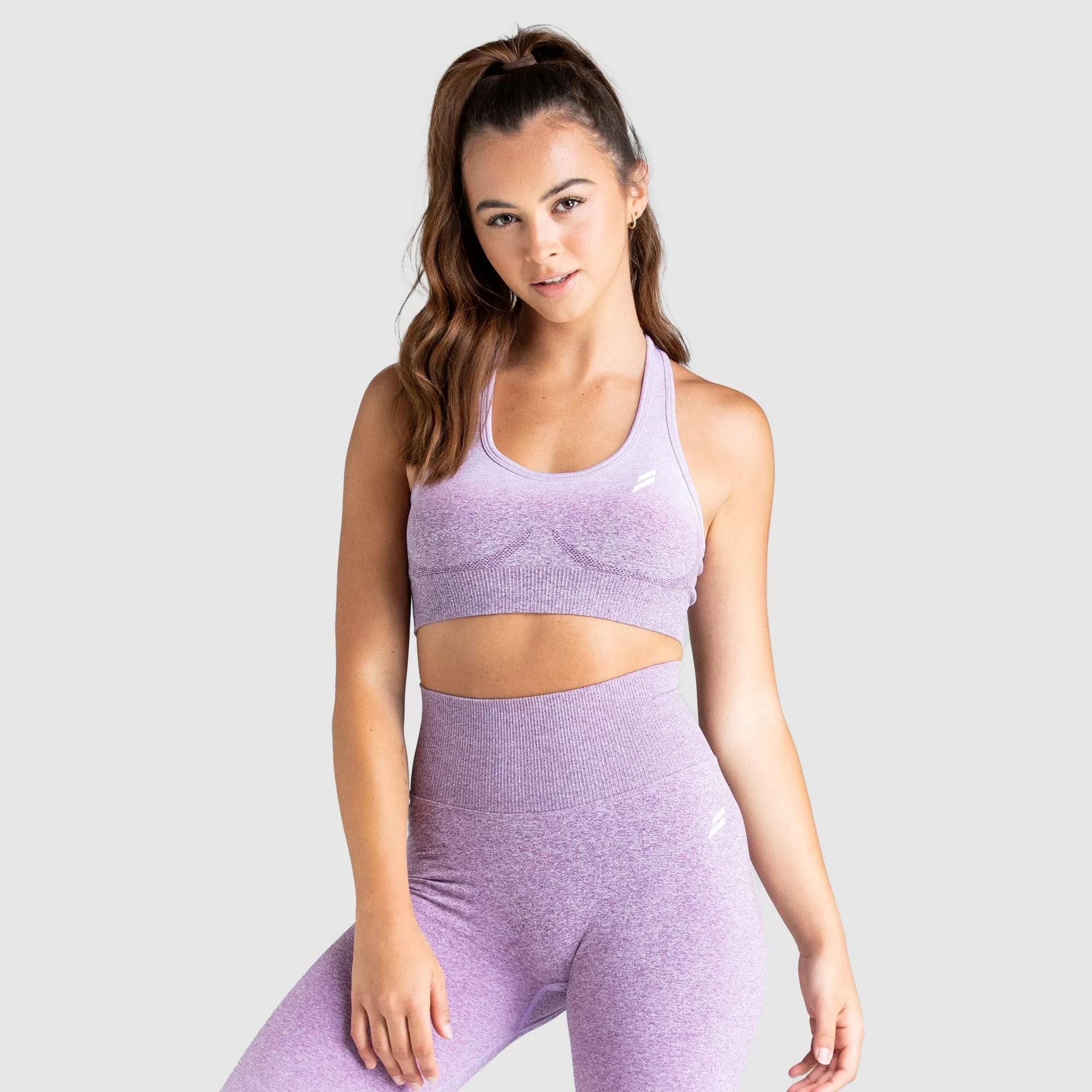 Ombre Seamless Crop - Purple