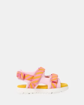 Oruga Sandal Infant Pink Stripe