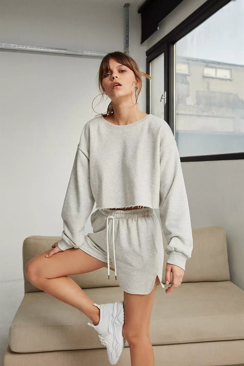 Oversize basic sweatshirt