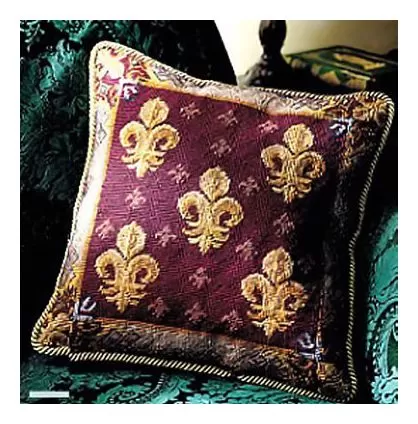 Pair Of Fleur-De-Lys Pillows